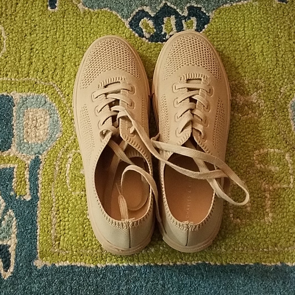 Beige Sneakers, new, NEVER WORN
